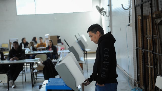 Problemas con el voto electrónico en CABA. Foto Federico Lopez Claro