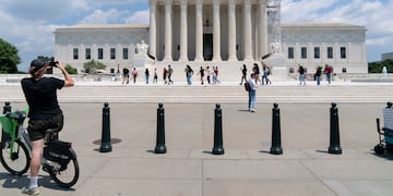 La sede de la Corte Suprema de Estados Unidos en Washington el 18 de junio del 2024.  (Foto AP/Jose Luis Magana)