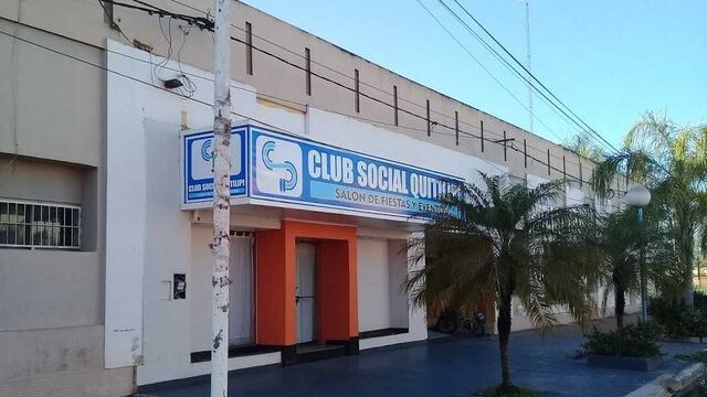 El Club Social de la ciudad de Quitilipi es donde funciona actualmente el Vacunatorio.