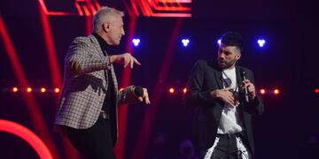 Renato Barbieri la rompió cantando "Sugar", pero espera que el público lo salve.