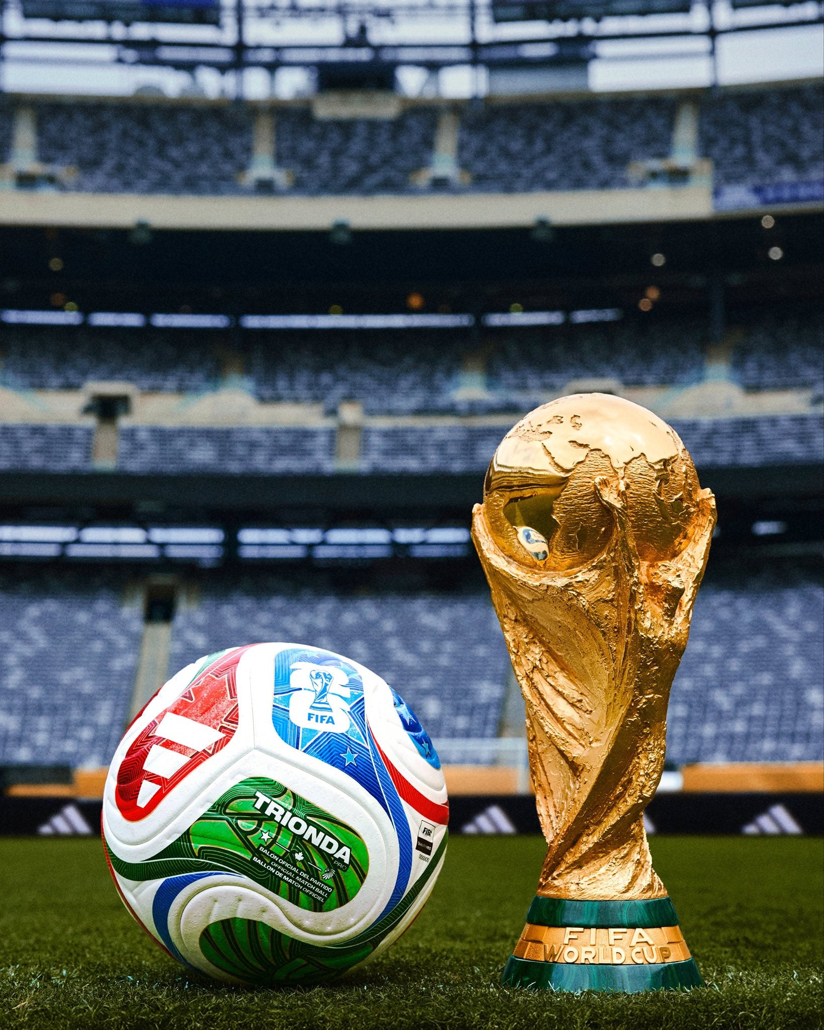 TRIONDA, la pelota oficial del Mundial 2026.