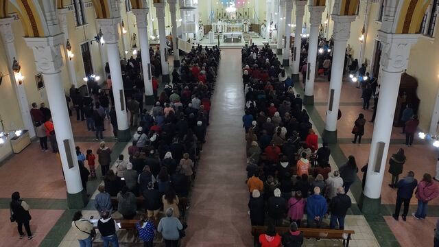 Realizaron en Punta Alta la misa por el Papa Francisco