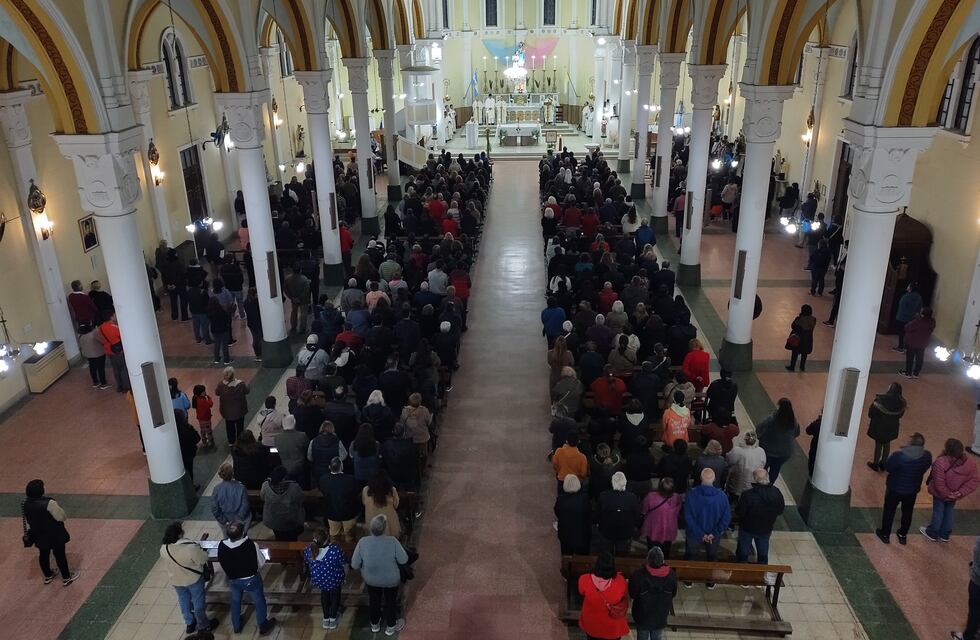 Realizaron en Punta Alta la misa por el Papa Francisco