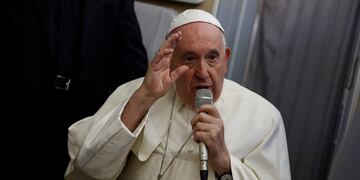 El Papa Francisco y sus palabras para enfermeras de Chubut (AP).