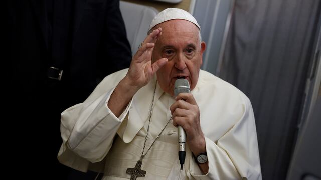 El Papa Francisco y sus palabras para enfermeras de Chubut (AP).
