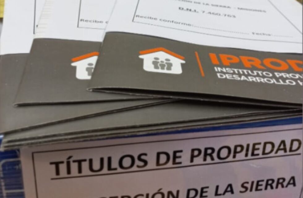 IProDHa hará entrega de títulos a familias de la zona Sur provincial
