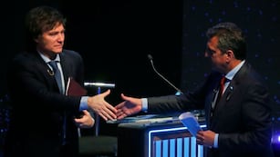 Javier Milei y Sergio Massa, al balotaje.