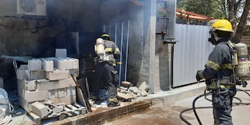 Incendio en empresa Teybo del Parque Industrial