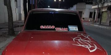 Vehículo secuestrado por la Policía de Arroyito