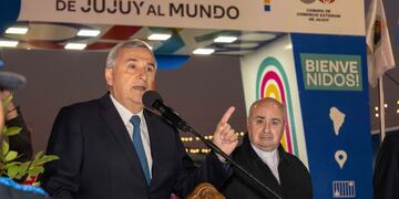 "Cada Expojuy es un desafío, ahora se sumaron más empresas, esto es una buena referencia, por ello, mis saludos a los emprendedores y empresarios que tienen el coraje para afrontar los momentos difíciles", expresó el Gobernador en la inauguración oficial de la Expojuy 2022.