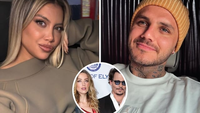 La llamativa coincidencia entre Wanda Nara y Amber Heard ¿palito para Mauro Icardi y Johnny Depp?