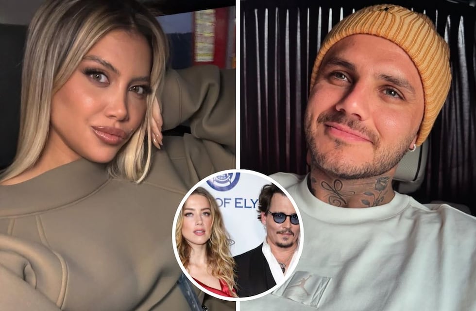 La llamativa coincidencia entre Wanda Nara y Amber Heard ¿palito para Mauro Icardi y Johnny Depp?
