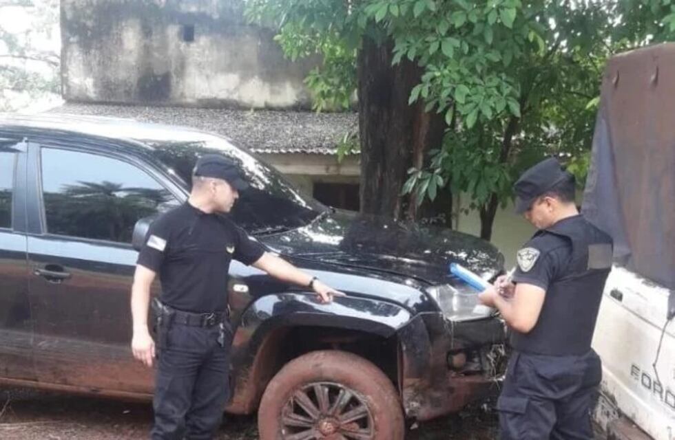 Hallan camioneta robada en Eldorado e investigan el origen del vehículo