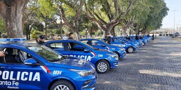 Los patrulleros que llegaron a la Unidad Regional V de Policía