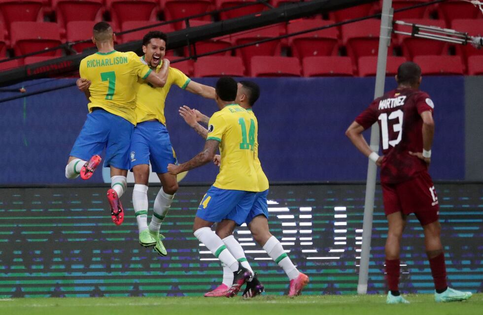 Brasil comenzó firme y goleó 3-0 a Venezuela en el arranque de la Copa América