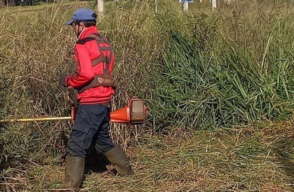 Itaembé Guazú: el IProDHa coordina desmalezamientos y limpieza