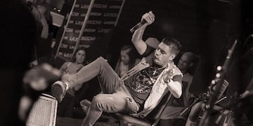 Kesito Pavón en una de las presentaciones de LBC. (cuarteteando.com)