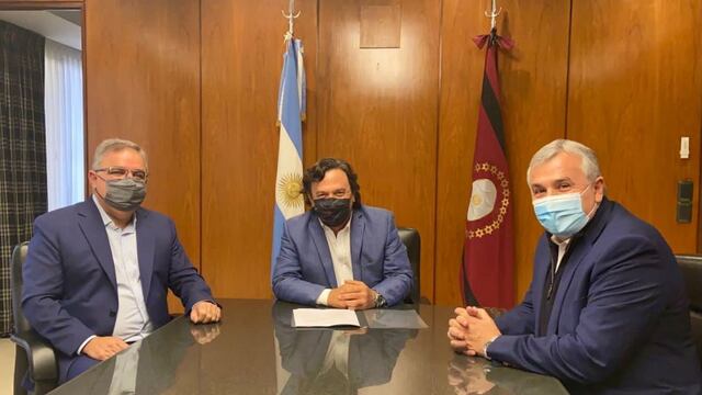 Raúl Jalil se reunió con los gobernadores de Salta y Jujuy.