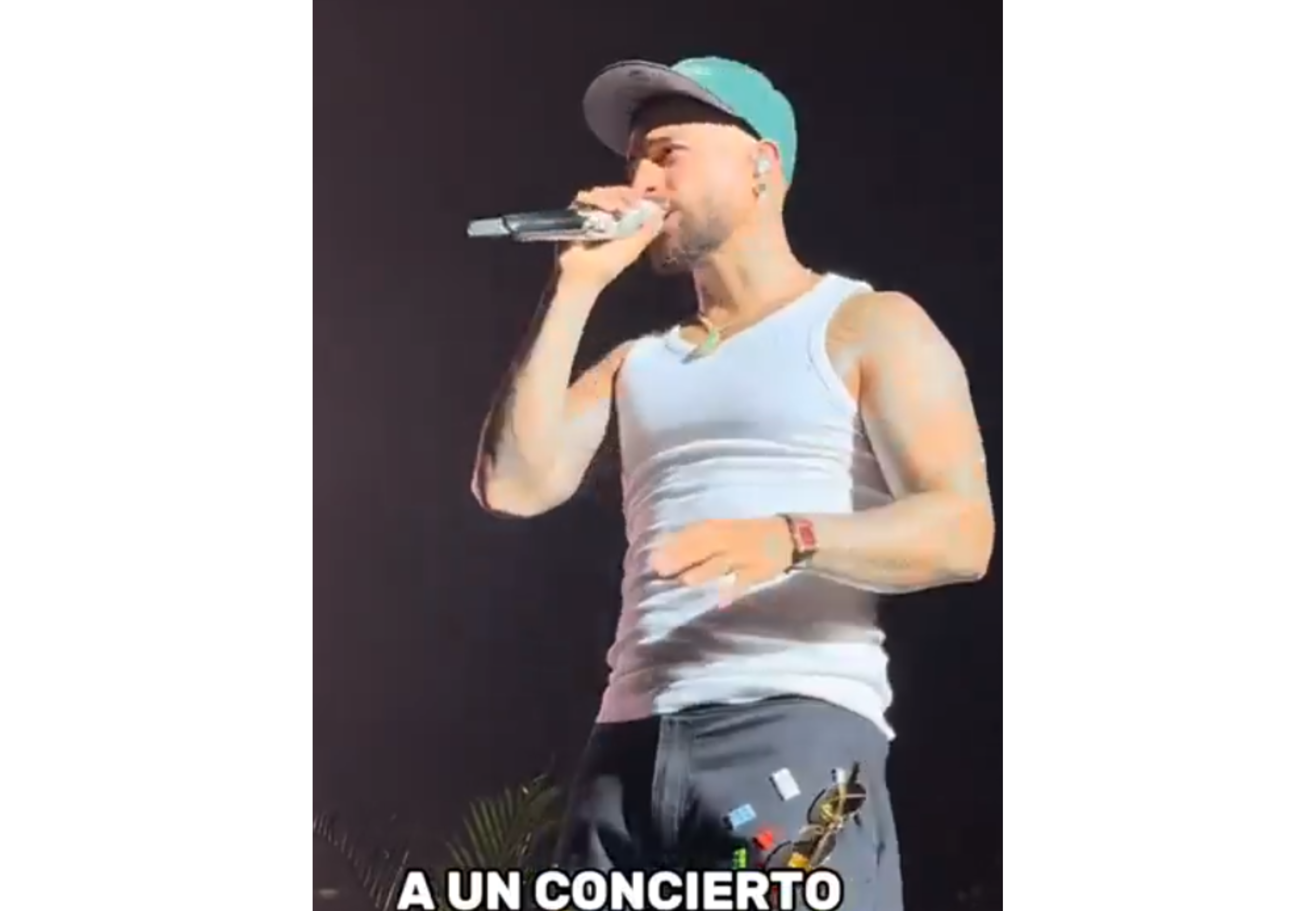 Maluma retó a una madre en vivo.
