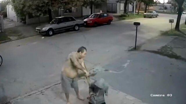 El vecino de Esperanza, Santa Fe, que obligó al ladrón a mostrar su cara ante las cámaras.