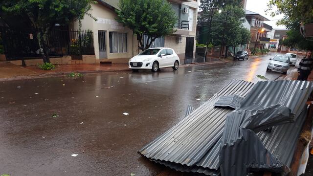 Por las intensas lluvias se registraron inundaciones en diferentes localidades misioneras.