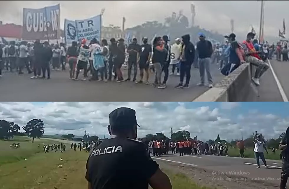 Protesta piquetera en Jujuy terminó con manifestantes y policías heridos