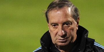 Carlos Salvador Bilardo festejó el triunfo argentino en su domicilio.