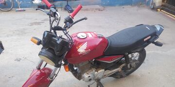 Motocicleta involucrada en accidente en Arroyito con pedido de secuestro