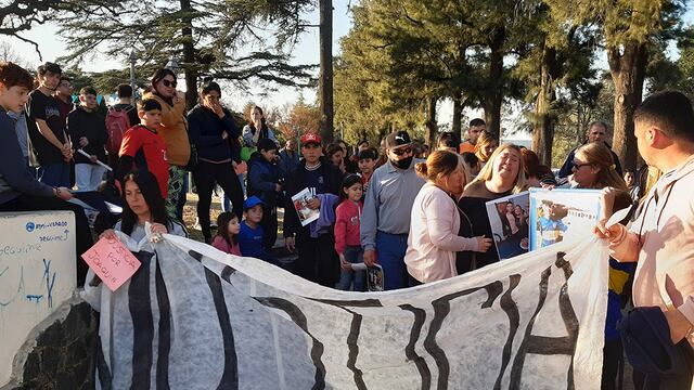 En julio, los familiares de Joaquín hicieron una marcha para pedir Justicia por su muerte. (La Voz)