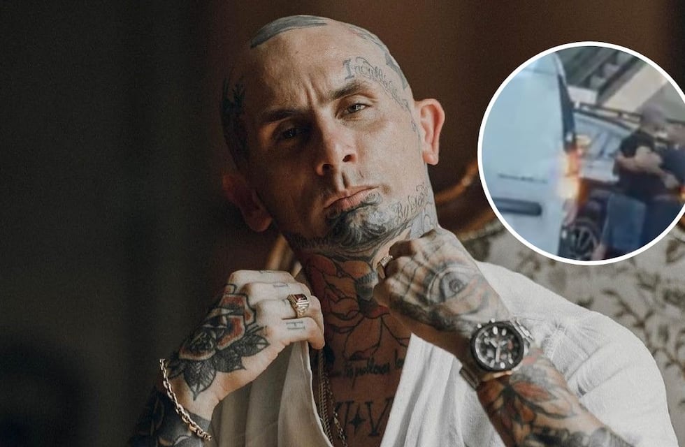 Emanuel Noir de Ke Personajes otra vez a las piñas: el video de la nueva pelea callejera en Recoleta