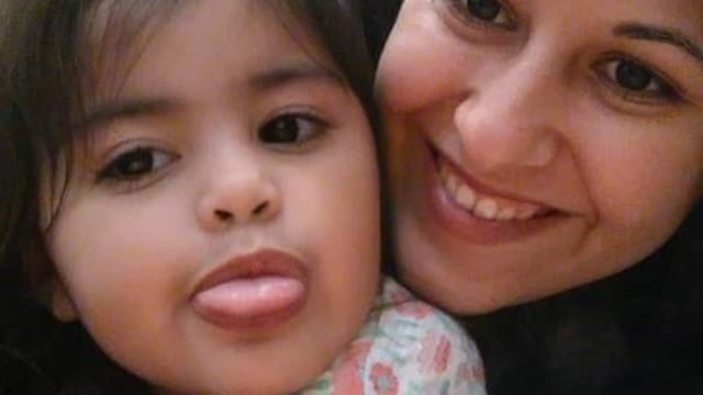Yamila Cialone junto a su hija, Guadalupe Lucero