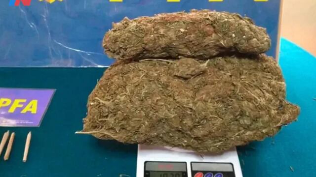 Alumnos de una escuela rural tenían un kilo de marihuana metido en un locker del colegio.