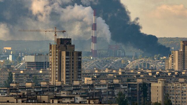 Kiev, la capital de Ucrania, volvió a sufrir las consecuencias de los ataques rusos. Foto: Ukrinform/DPA.