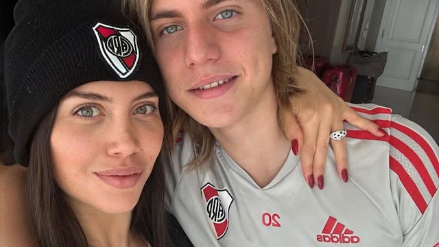 Valentino se fue del país y Wanda Nara no pudo contener las lágrimas.
