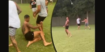 Los jugadores participaron de un amistoso.