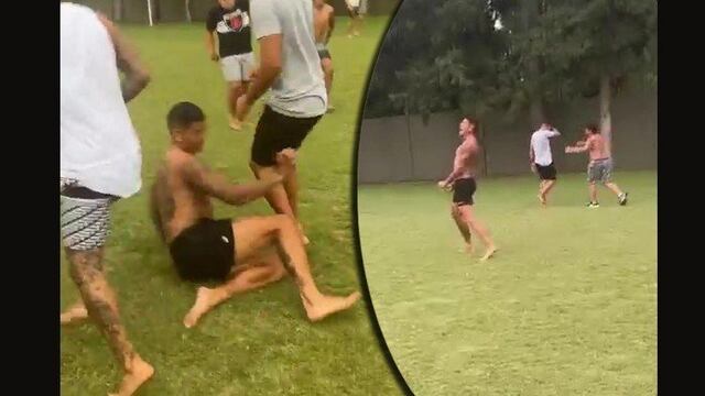 Los jugadores participaron de un amistoso.