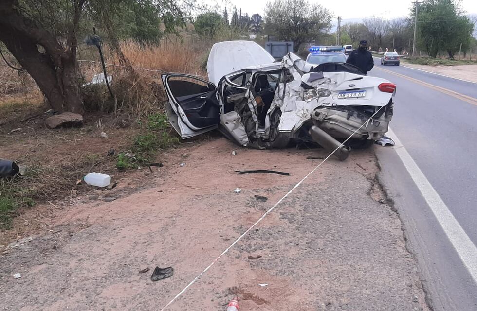 Accidente sobre ruta 38: murió un jóven