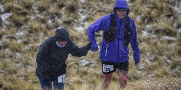 La atleta de 72 años que corrió con sus hijos en el norte neuquino.