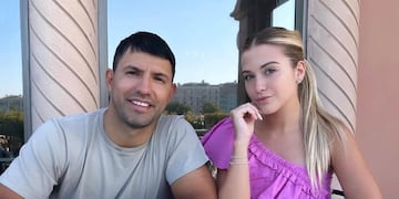 Sergio "Kun" Agüero y Sofía Calzetti . (Instagram @soficalzetti).