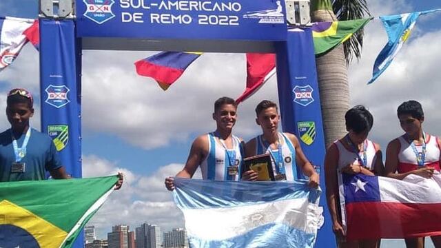 Destacada actuación de los remeros mendocinos en el Sudamericano que se desarrolló en Porto Alegre, Brasil.