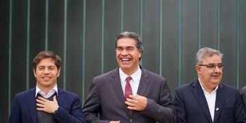 Kicillof, Capitanich y Jalil: parte de la Liga de Gobernadores.