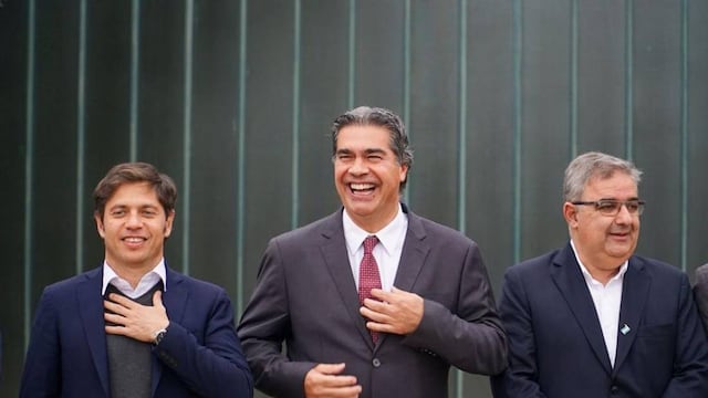 Kicillof, Capitanich y Jalil: parte de la Liga de Gobernadores.
