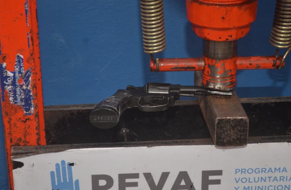 Sacan de circulación 358 armas de fuego de Rosario