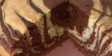 Cómo hacer bizcochuelo marmolado.