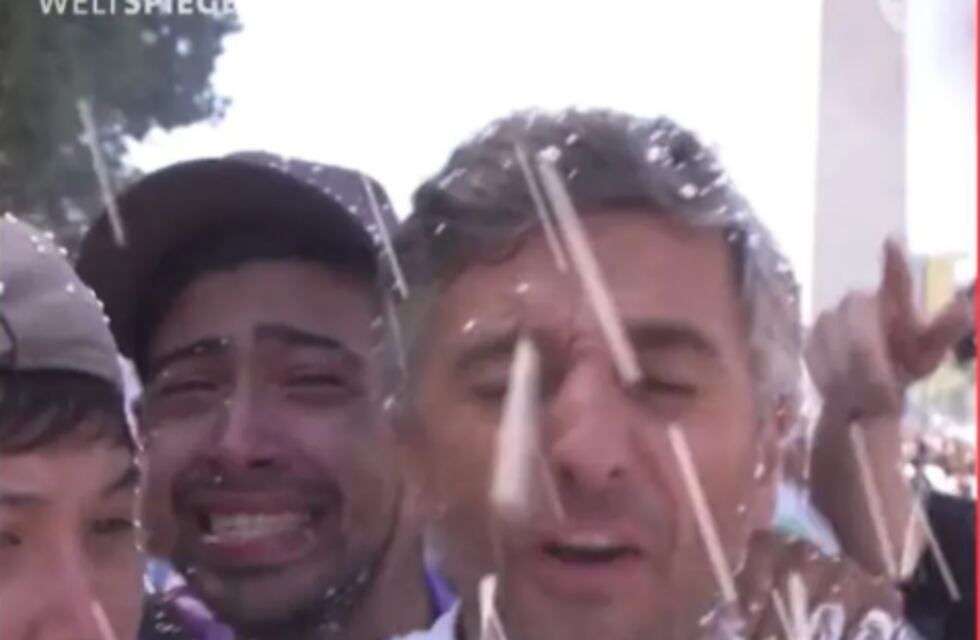 Cobertura accidentada: así mostraron los festejos de los hinchas argentinos, periodistas extranjeros al mundo