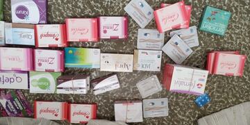 Distintos fármacos incautados en el procedimiento.