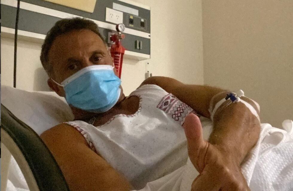El desesperado pedido de Sergio Lapegüe, desde terapia intensiva con un casco de oxígeno