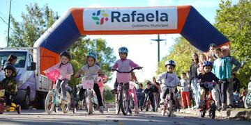 Ciclismo en los barrios de Rafaela