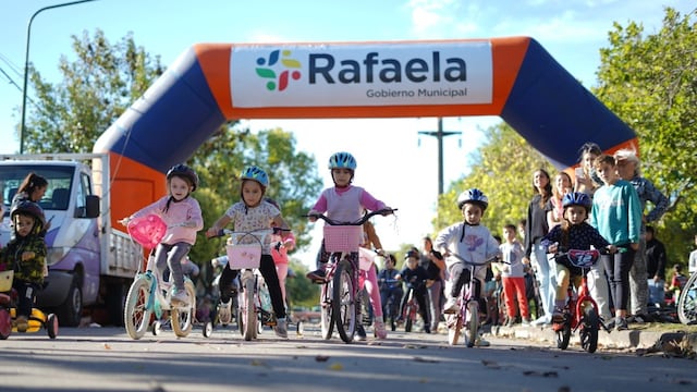 Ciclismo en los barrios de Rafaela