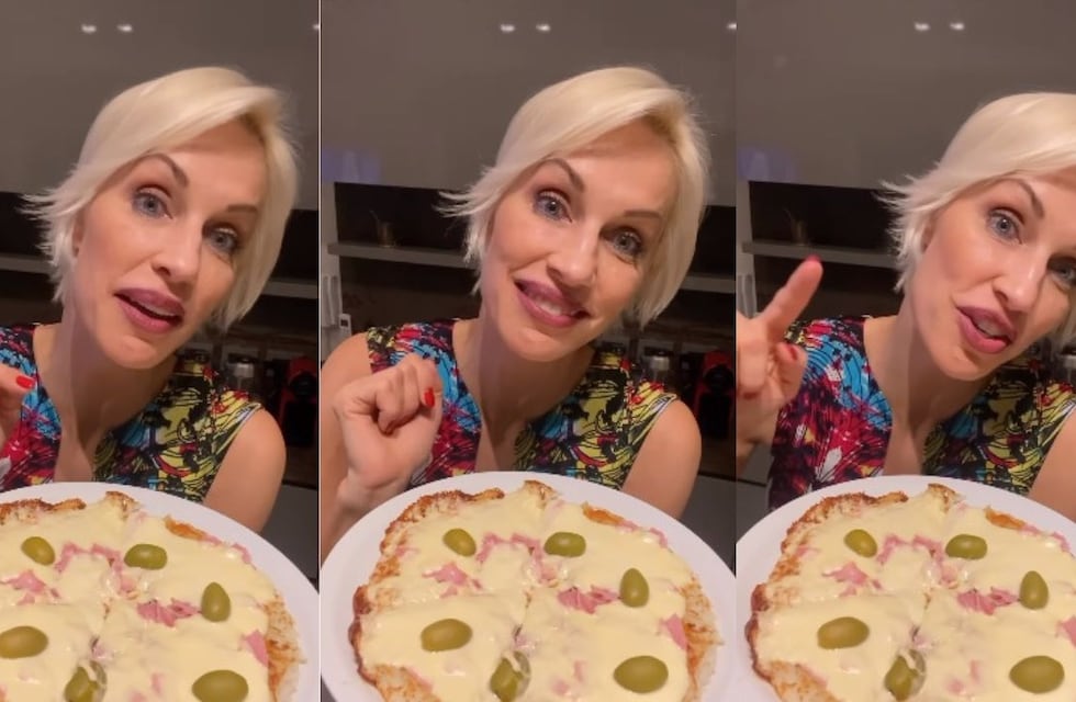 Cómo hacer la pizza sin harina y sin horno de Ingrid Grudke: el paso a paso